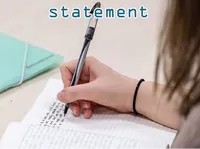Definition & pronunciation of statement