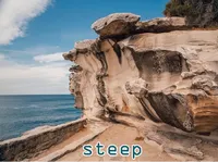 Definition & pronunciation of steep