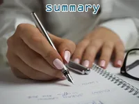 Definition & pronunciation of summary