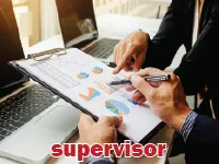 Definition & pronunciation of supervisor