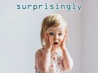 Definition & pronunciation of surprisingly