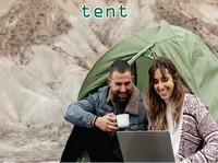 Definition & pronunciation of tent