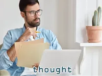 Definition & pronunciation of thought