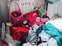 Definition & pronunciation of untidy