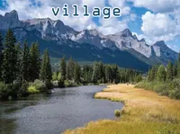 Definition & pronunciation of village