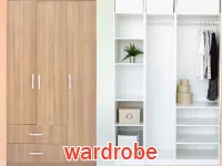 Definition & pronunciation of wardrobe