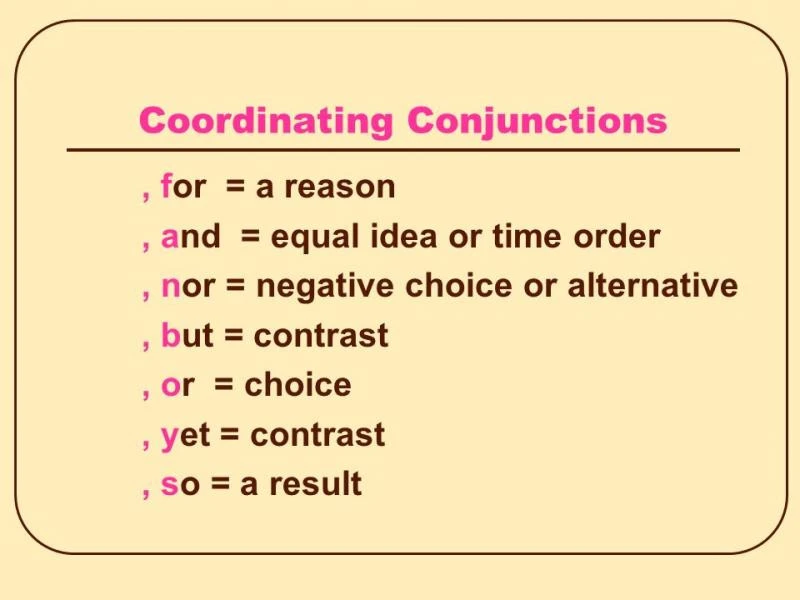 Compounding conjunctions