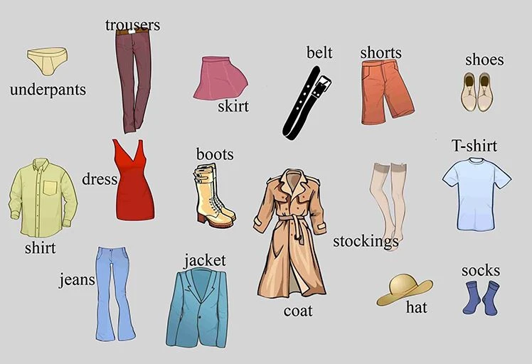 Clothing vocabulary