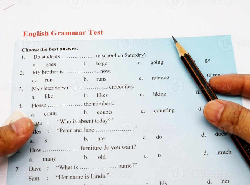 English Grammar Test - Improve Your English Skills